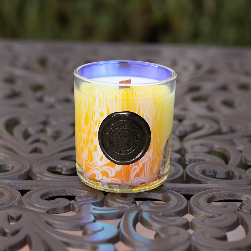 Sugar Plum Fairy Coconut & Beeswax Candle - Clear Iridescent