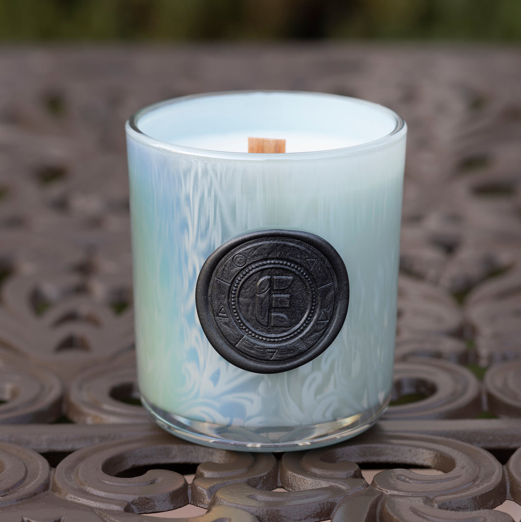 Citrus Breeze Coconut & Beeswax Candle - Cloud Iridescent