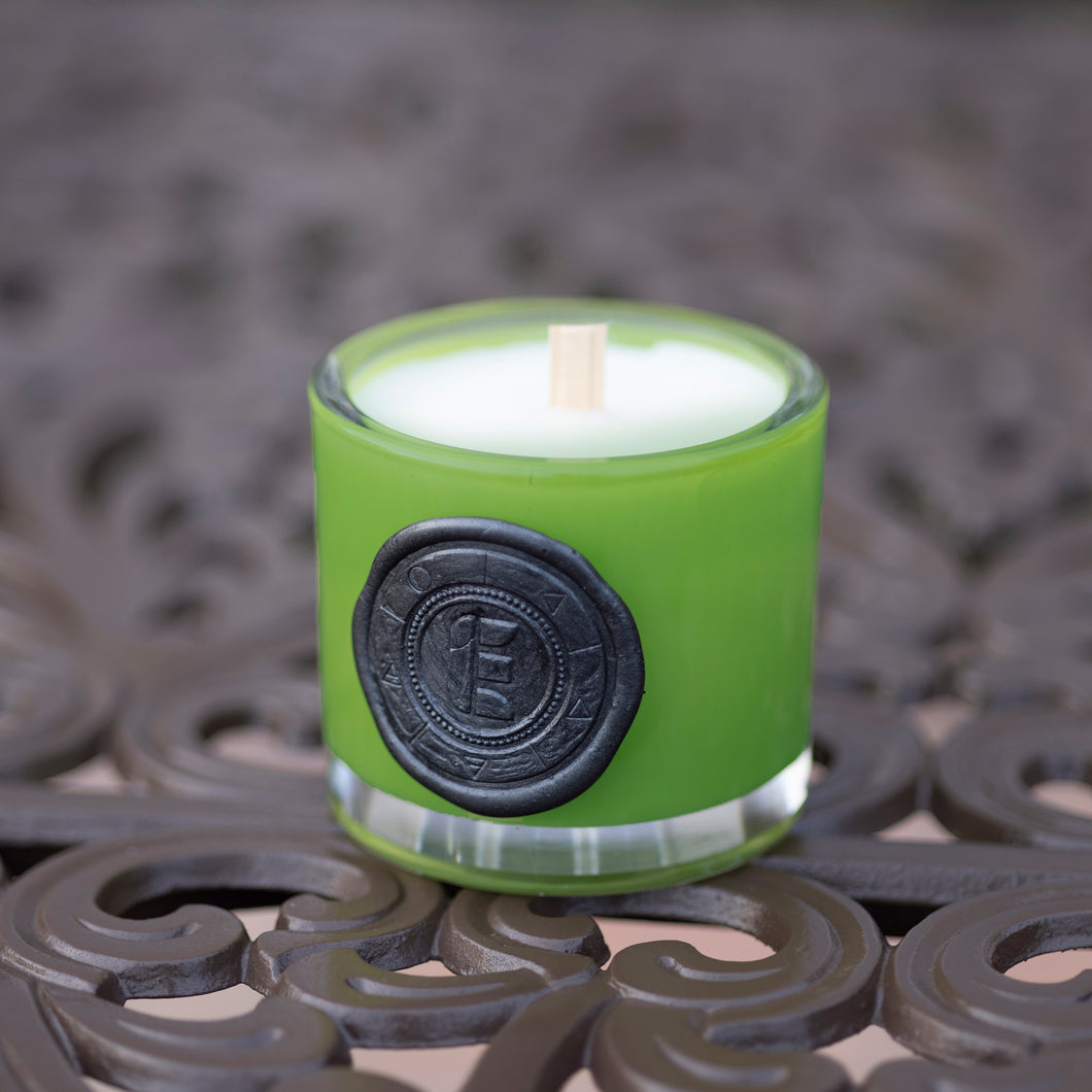 Morning Dew Coconut & Beeswax Candle - Green